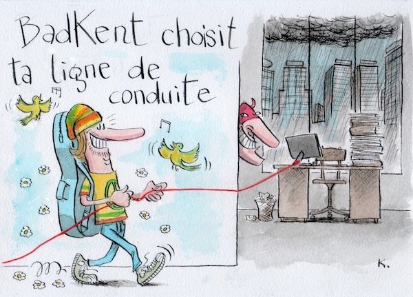 Ligne de conduite et fil rouge